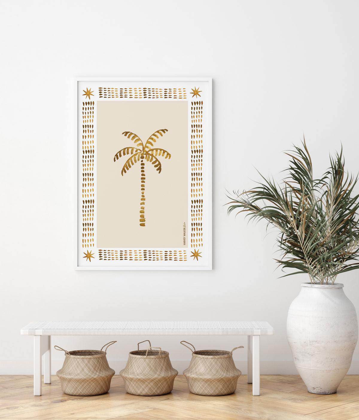 AMBER SKIES PALM - Fine Art Print