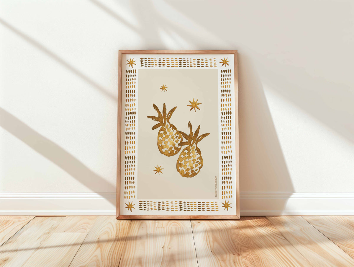 AMBER SKIES PINEAPPLE - Fine Art Print