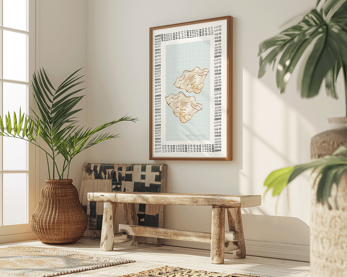 BUNGALOW SEAFOAM CLAM - Fine Art Print