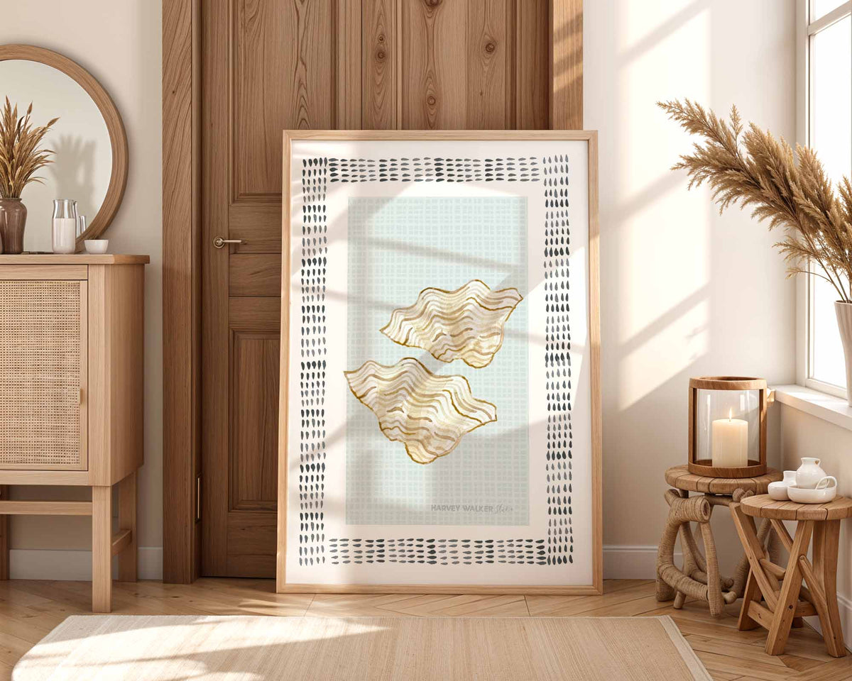 BUNGALOW SEAFOAM CLAM - Fine Art Print