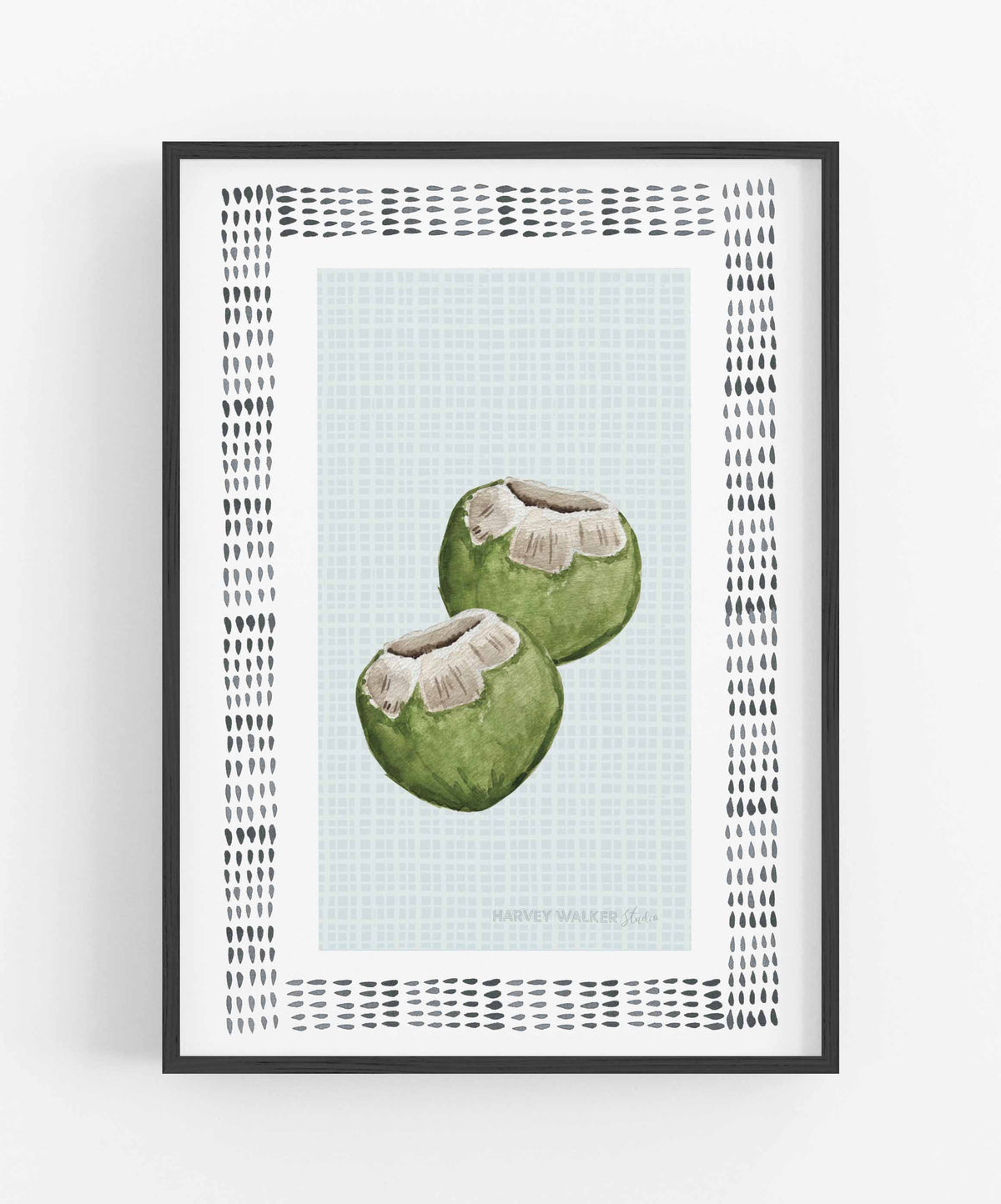 BUNGALOW SEAFOAM COCONUTS - Fine Art Print