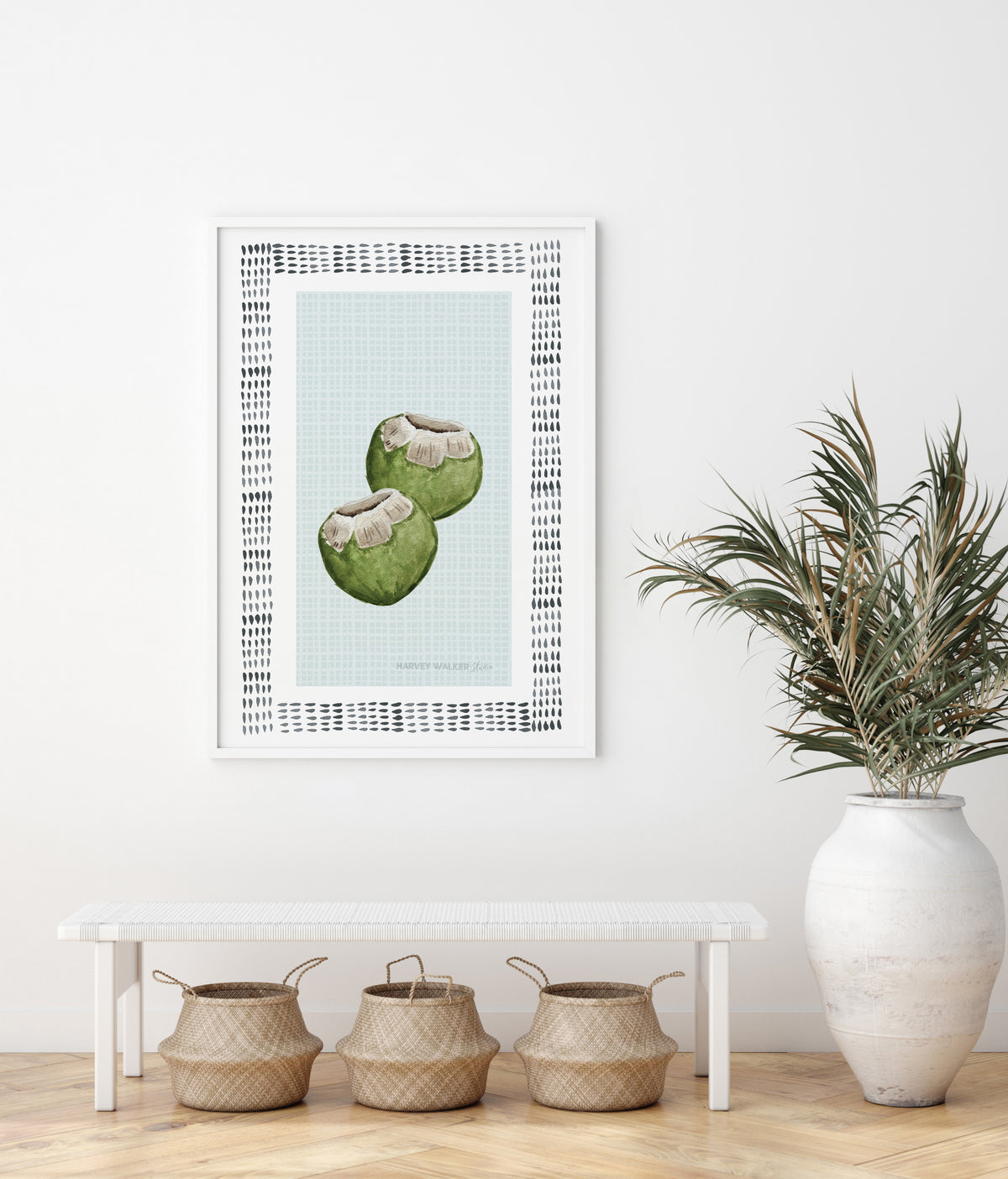 BUNGALOW SEAFOAM COCONUTS - Fine Art Print