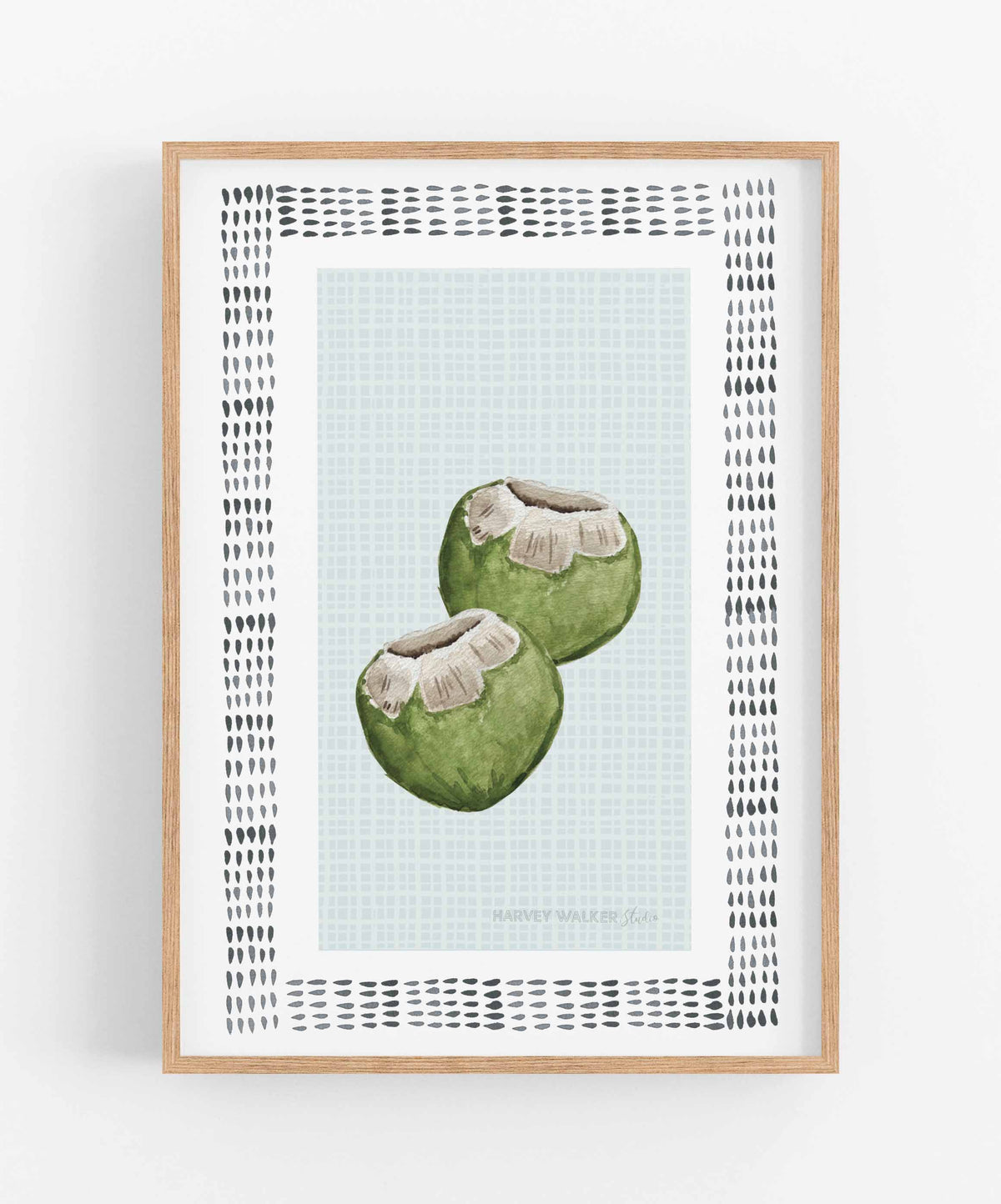 BUNGALOW SEAFOAM COCONUTS - Fine Art Print