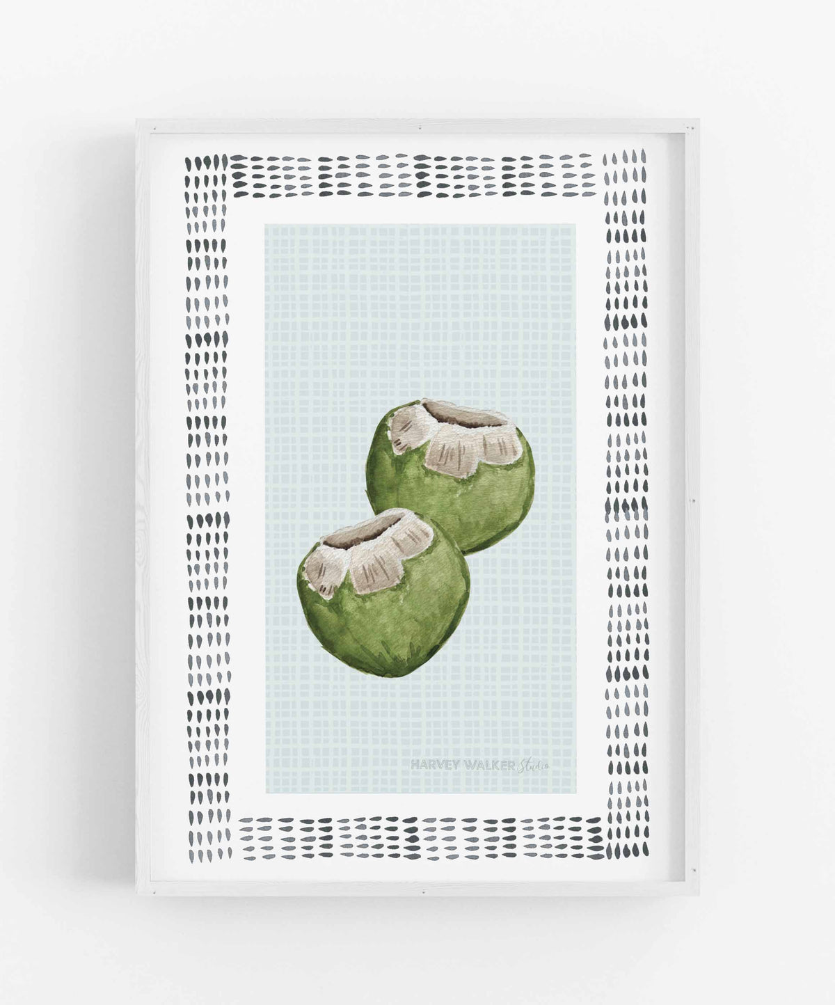 BUNGALOW SEAFOAM COCONUTS - Fine Art Print