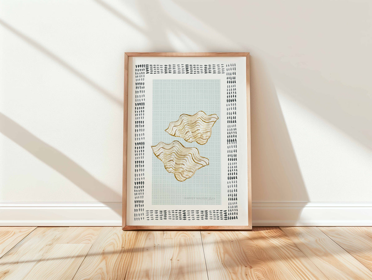 BUNGALOW SEAFOAM CLAM - Fine Art Print