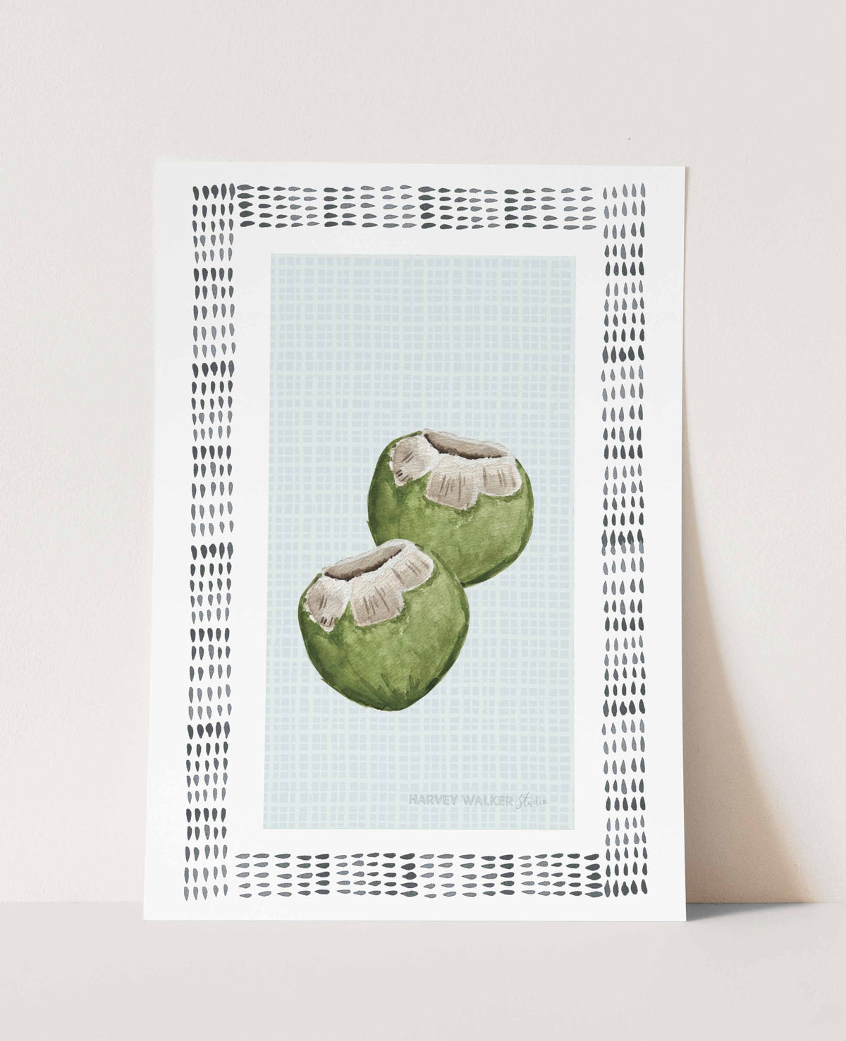 BUNGALOW SEAFOAM COCONUTS - Fine Art Print