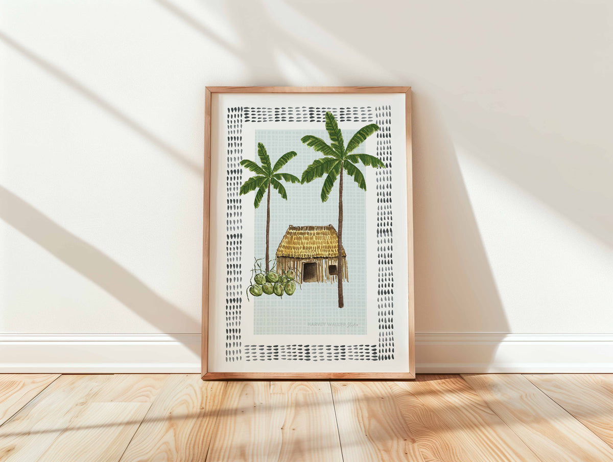 BUNGALOW SEAFOAM SHACK - Fine Art Print