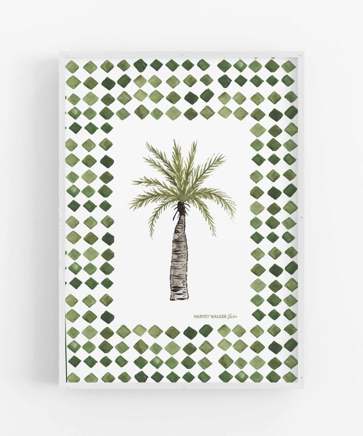 DATE PALM CHECK - Fine Art Print