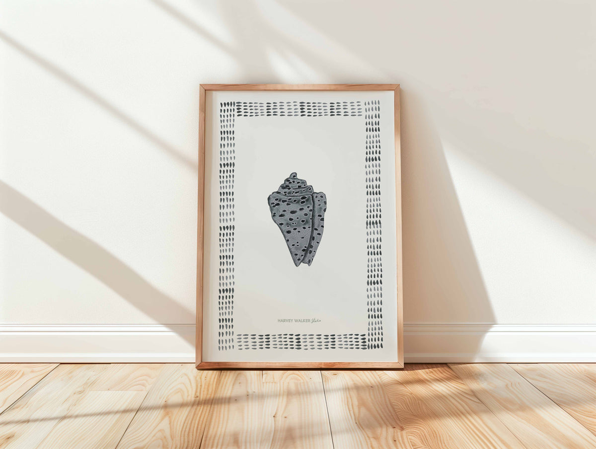 EVENING DUO CHARCOAL SHELL - Fine Art Print