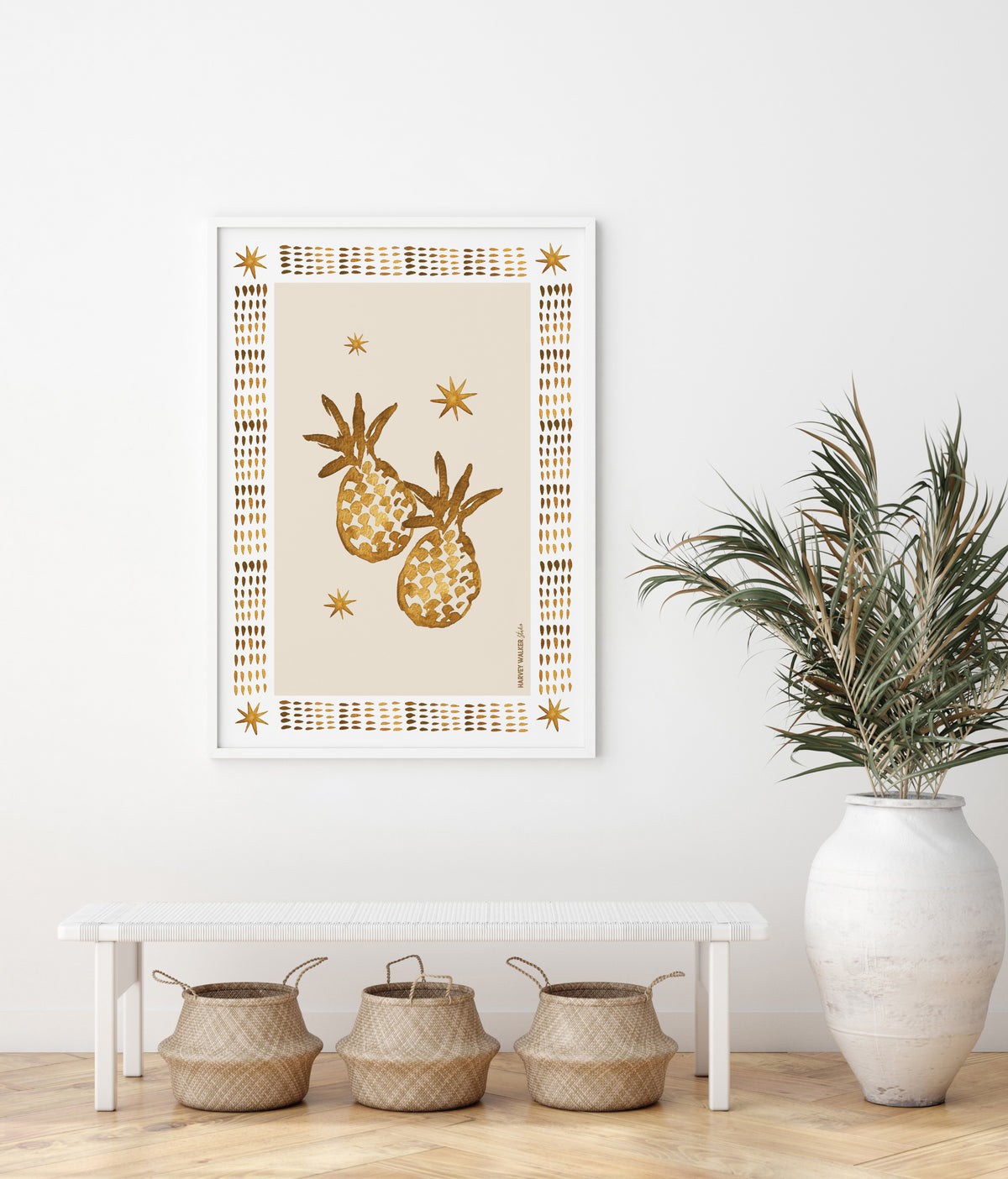 AMBER SKIES PINEAPPLE - Fine Art Print