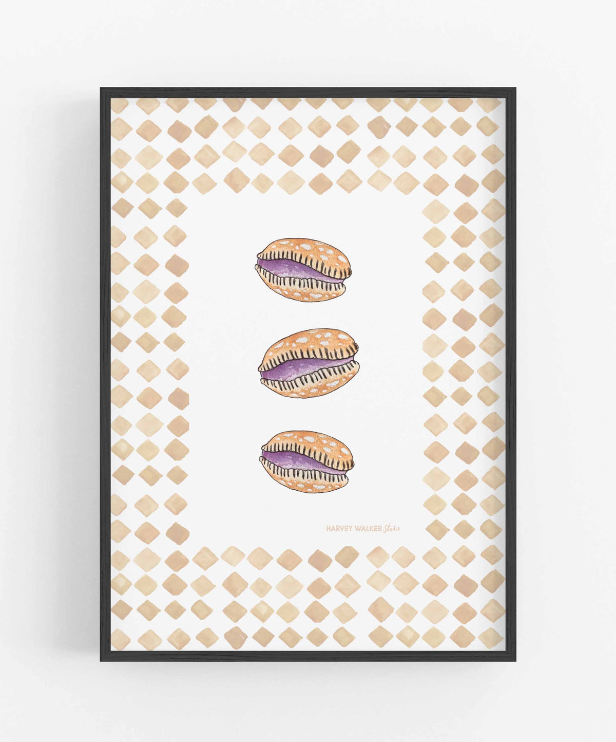 LEOPARD SHELL CHECK - Fine Art Print