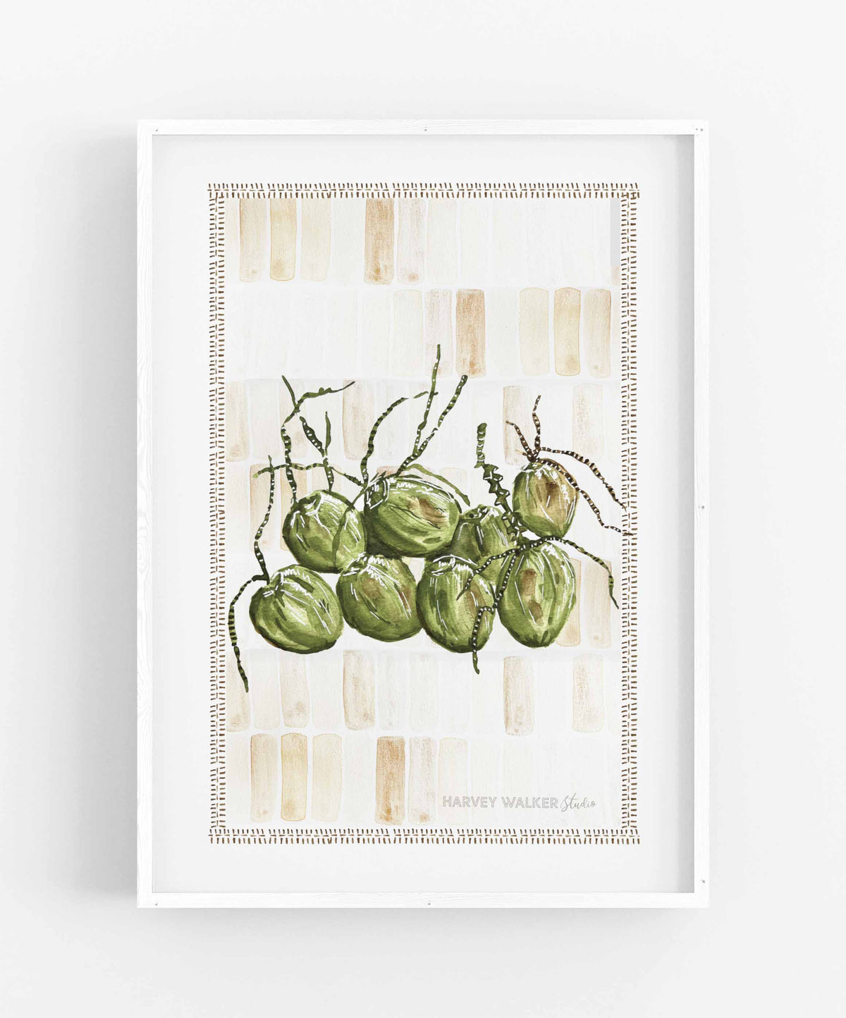 ZELLIGE ISLAND COCONUTS- Fine Art Print