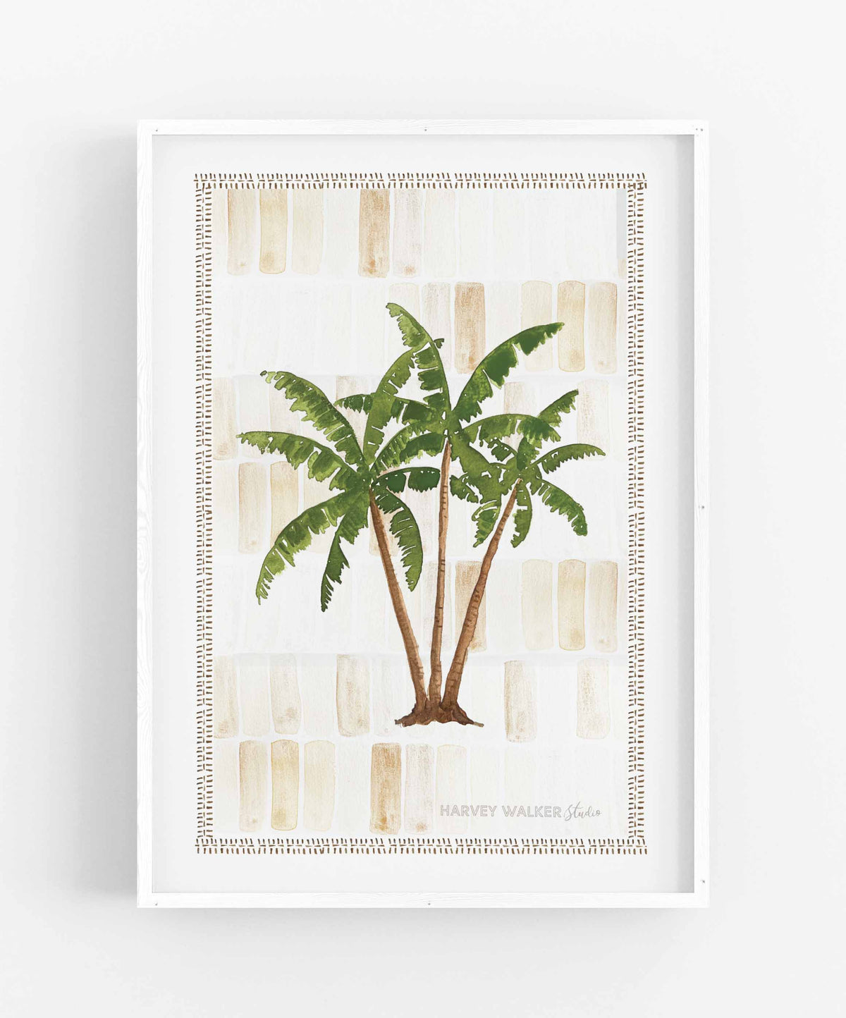 ZELLIGE ISLAND PALM - Fine Art Print