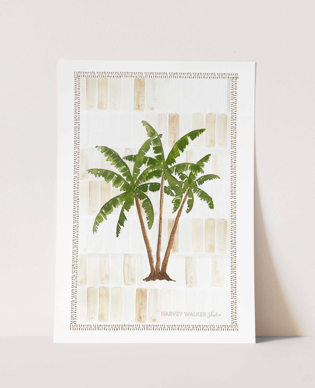 ZELLIGE ISLAND PALM - Fine Art Print