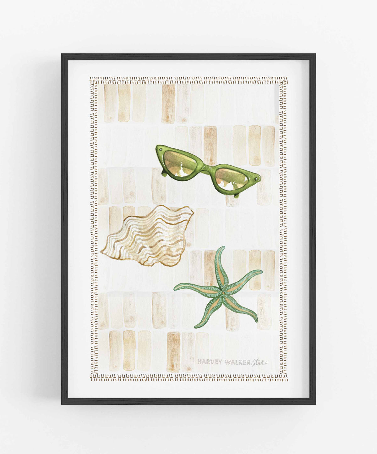 ZELLIGE ISLAND SUNNIES - Fine Art Print