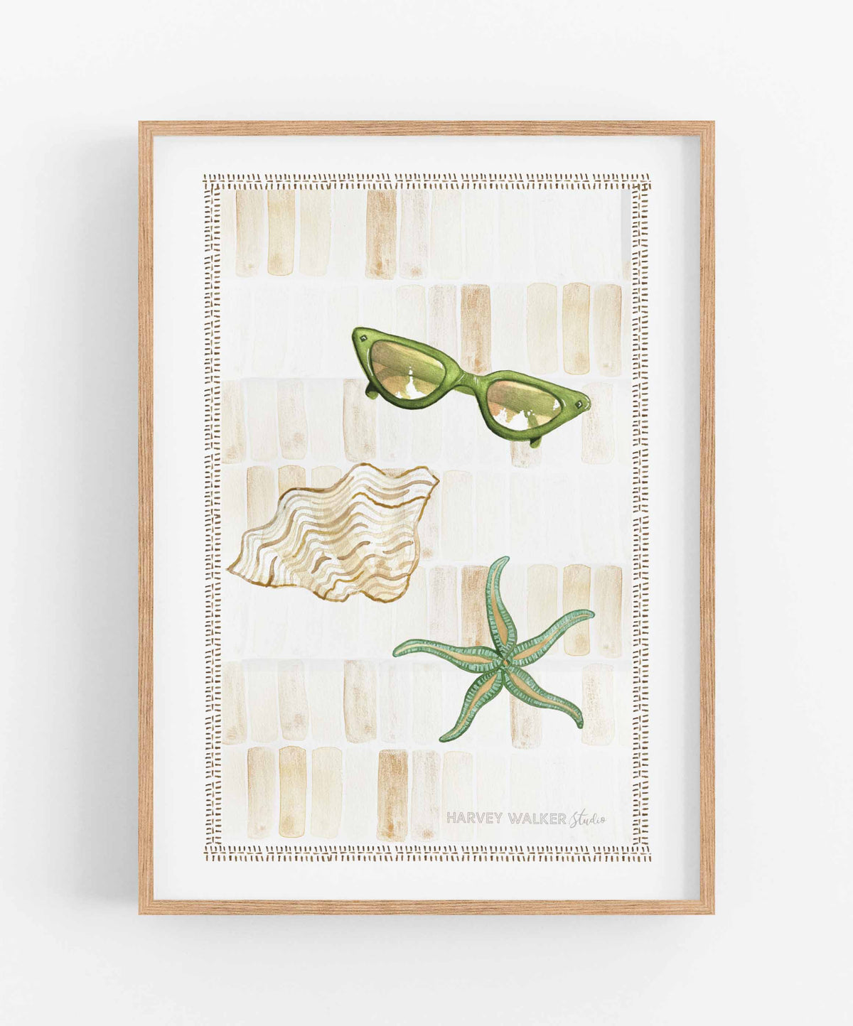 ZELLIGE ISLAND SUNNIES - Fine Art Print