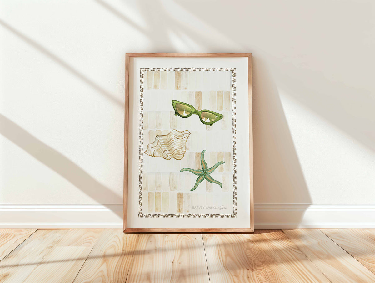 ZELLIGE ISLAND SUNNIES - Fine Art Print