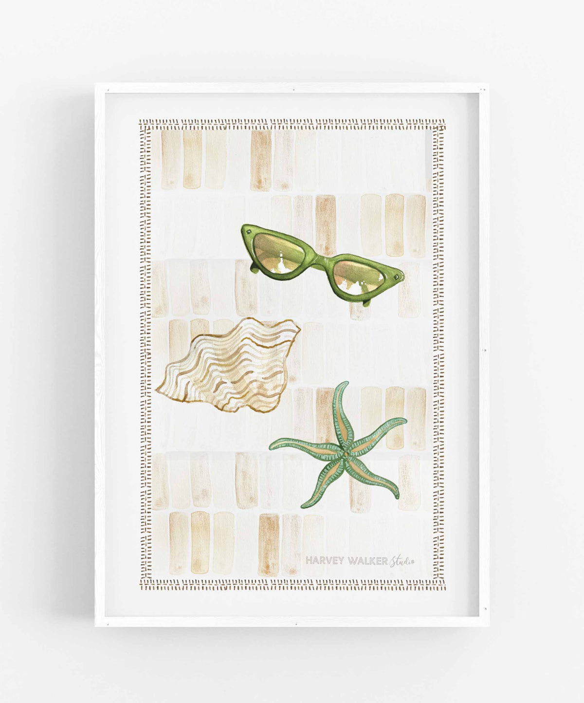 ZELLIGE ISLAND SUNNIES - Fine Art Print