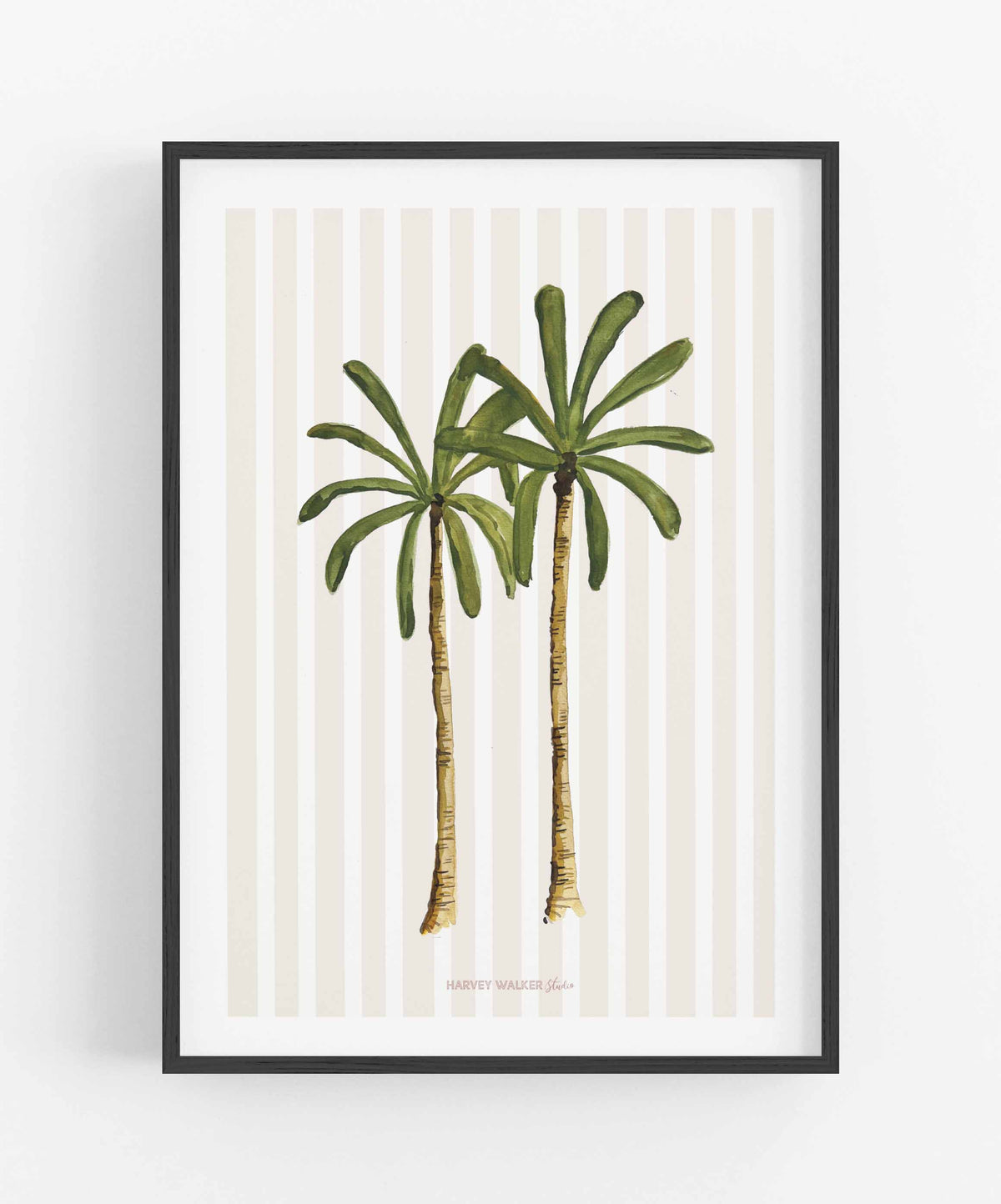 PALM PAIR STRIPE - Fine Art Print