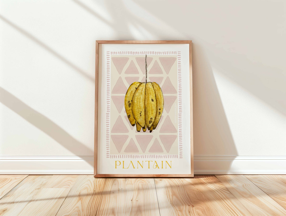 TRIBAL TREASURE PLANTAIN - Fine Art Print